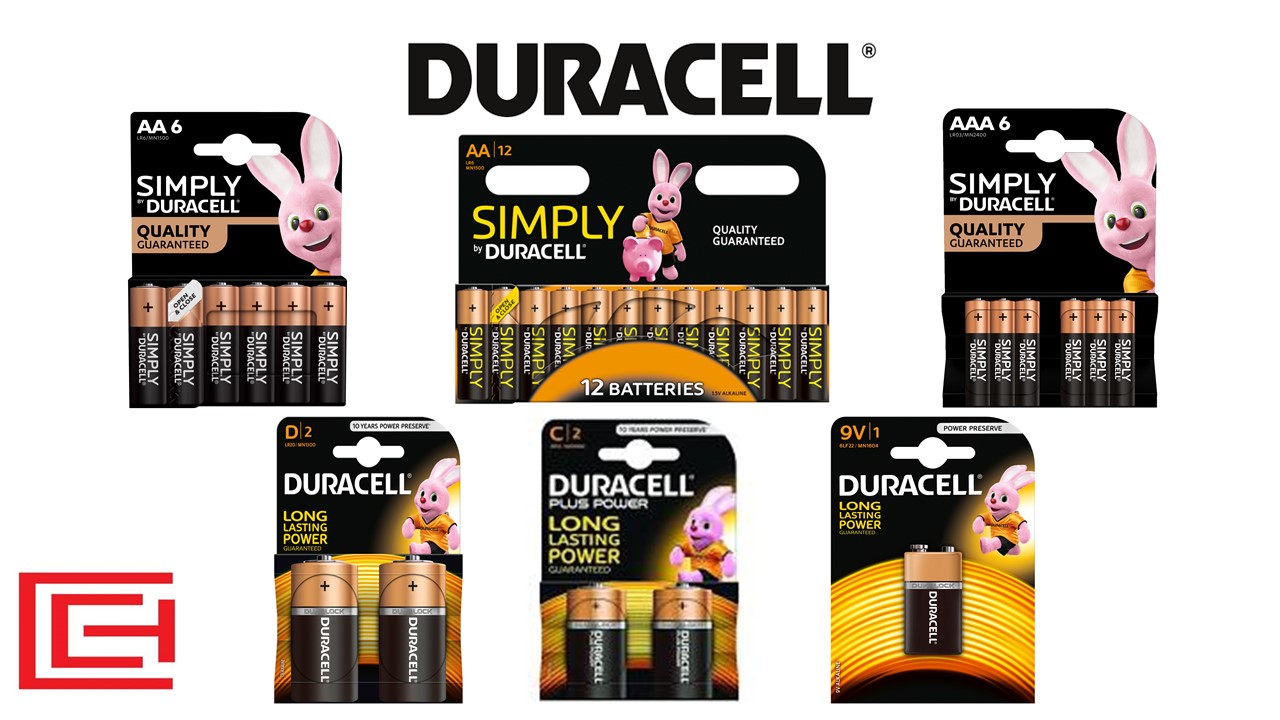 Battery Range - Duracell
